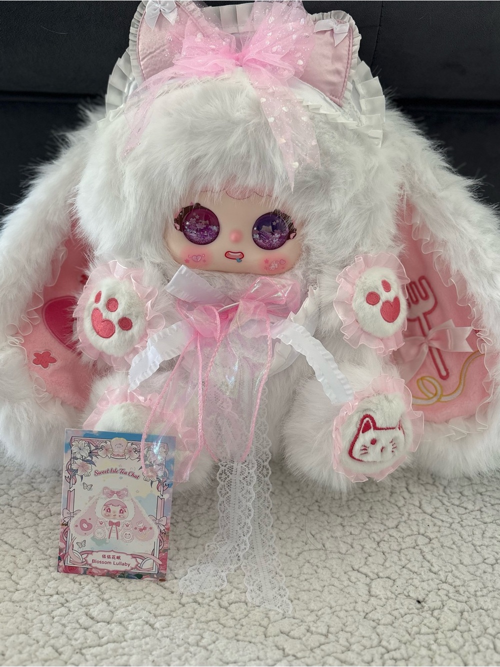 Jiimo Sweet Isle Tea Party 600% “Blossom Lullaby” Bunny with AB Liquid Eyes